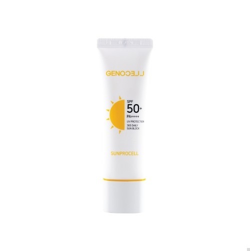 제노셀 선프로셀 선크림 40ml - 저자극 유기자차, 무기자차 SPF 50+ 제품 이미지
